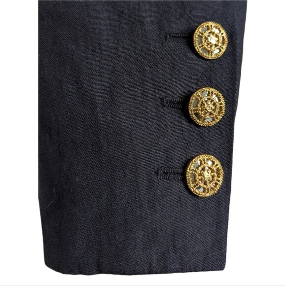 Chanel 2010 Cruise Collection double breasted blazer jacket CC gold buttons FR40 - Picture 7 of 13